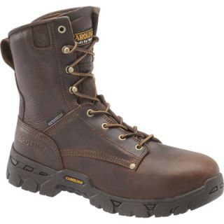 Carolina 8In. Waterproof Grizzly EH Boot   Dark Brown, Size 14, Model# CA8011