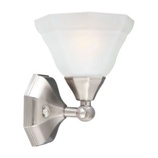 DHI CORP Design House 517912 Barcelona 1 Light Wall Sconce   Satin Nickel