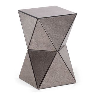 Zuo Prism Side Table Mirror (MirrorMaterials MDFDimensions 20.5 inches high x 12.4 inches wide x 12.4 inches long )
