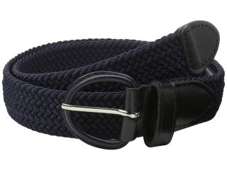 Florsheim Braided Elastic Stretch Belt 35mm Mens Belts (Navy)
