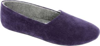 Womens Daniel Green Kiki   Purple Velvet Corduroy Slippers