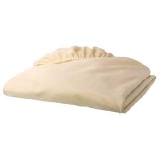 TL Care Jersey Knit Fitted Crib Sheet   Butter Cream