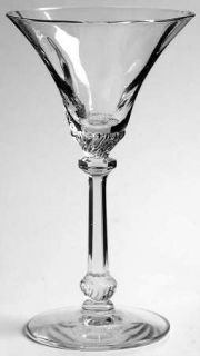 Heisey Albemarle Clear Liquor Cocktail   Stem #3368, Diamond Optic, Clear