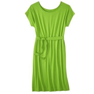 Merona Womens Knit Belted Dress   Zuna Green   M