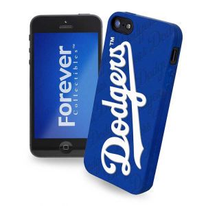 Los Angeles Dodgers Forever Collectibles IPHONE 5 CASE SILICONE LOGO