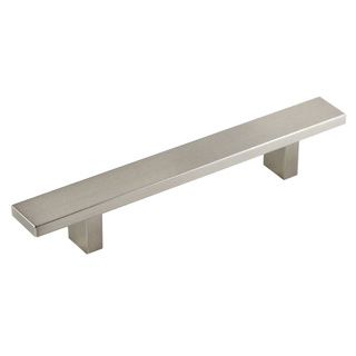 Contemporary 8 inch Rectangular Design Stainless Steel Finish Cabinet Bar Pull Handle (case Of 4)