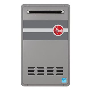 Rheem 8.4 Gpm Outdoor Condensing Propane Tankless Water Heater (Metal, plasticOverall Dimensions 27.5 inches long x 18.5 inches wide x 9 3/4 inches highThe digital images we display have the most accurate color possible. However, due to differences in co