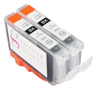 Sophia Global Compatible Ink Cartridge Replacement For Canon Bci 6 (2 Black) (blackPrint yield Meets Printer Manufacturers Specifications for Page YieldModel 2eaBCI6BKPack of 2We cannot accept returns on this product. )