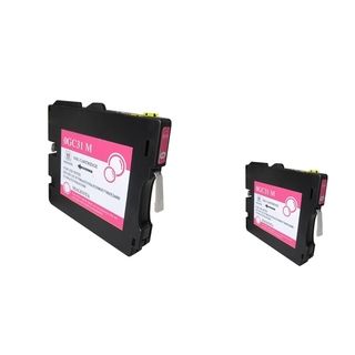 Basacc Magenta Ink Cartridge Compatible With Ricoh Gc31/ Gc31hm (pack Of 2) (MagentaProduct Type Ink CartridgeCompatibleRicoh GX series GX E2600, GX E3300, GX E3350, GX E5500, GX E5550, GX E7700All rights reserved. All trade names are registered tradema