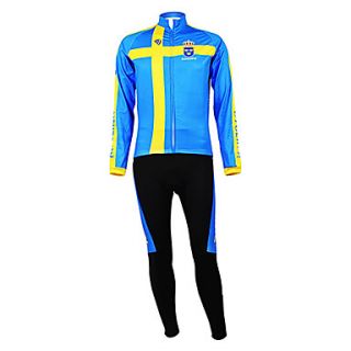 Kooplus   Swedish National Team Cycling Long Sleeve Fleece Suit