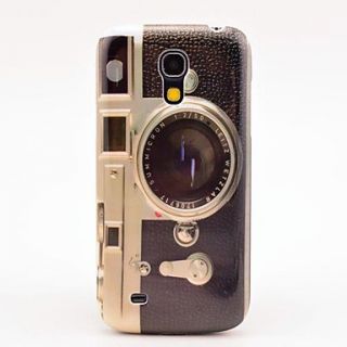 Retro Design Camera Pattern Hard Back Cover Case for Samsung Galaxy S4 Mini I9190