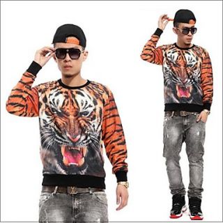 Mens 3D Tiger Sweatshirt