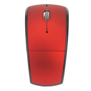 Foldable 2.4G Wireless High frequency Mouse Red