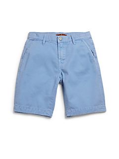 7 For All Mankind Girls Boys Twill Shorts   Blue