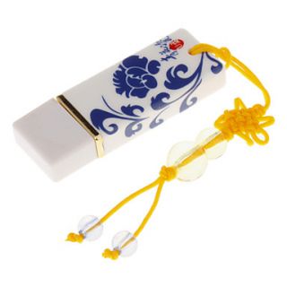 4G Blue and White Porcelain USB Flash Drive