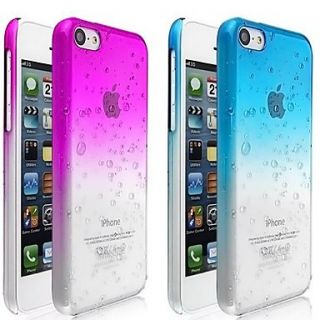 Special Design Water drop Pattern Transparent Hard Case for iPhone 5C