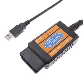 F SUPER Interface OBD OBDII OBD2 Auto Car Diagnostic Tool Scanner Code Reader Cable for Ford Mondeo Fusion Focus