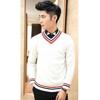 Mens Fashion Long Sleeve Knitted Sweater
