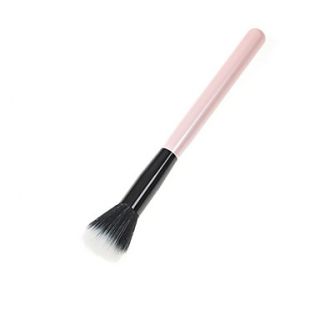 Pink Handle Double colored Hair Flat Blush Brush