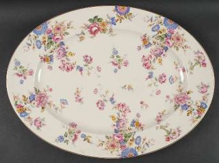 Rosenthal   Continental Sunray, The 18 Oval Serving Platter, Fine China Dinnerw