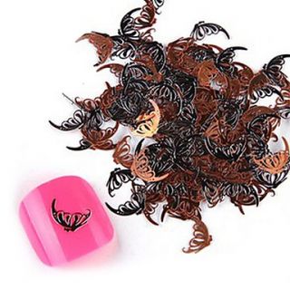 20PCS Cute Alloy Butterfly Fly Alone Nail Art Decorations No.39 40 (Assorted Colors)