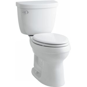 Kohler K 3589 HW1 CIMARRON Cimarron Comfort Height Elongated Toilet  Left Hand T