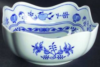 Zwiebelmuster Blue Onion 7 Square Bowl, Fine China Dinnerware   Blue Design, Sc