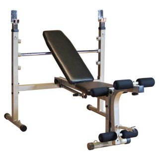 Best Fitness Olympic Bench with Leg Developer Multicolor   BFOB10