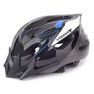 MOON Cycling Blue and Black PVC/EPS 16 Vents Teenager Light Bike Helmet
