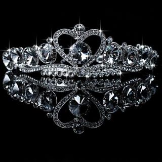 Gorgeous Alloy With Czech Rhinestones Wedding Tiara