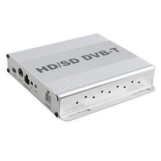 Car HD Digital TV DVB T Receiver MPEG2/MPEG4 H.264 Dual TV Amplified HDTV HDMI S499D