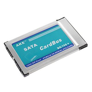 2 Mbps AKE Expresscard to 2 USB 2.0 Ports PCMCIA Cardbus Card