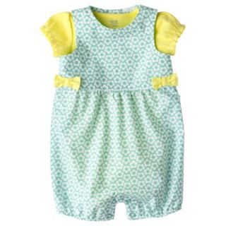 Just One YouMade by Carters Newborn Girls Romper Set   Yellow/Turquoise24 M