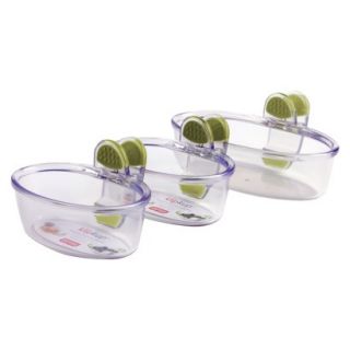 Dexas Set of Three Klip Kups   Green