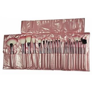 22PCs Lovely Pink Bag Cosmetic Makeup Brush Set