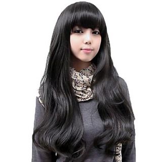 Lady Lovely Long Full Bang Synthetic Wavy Wigs 5 Colors Available