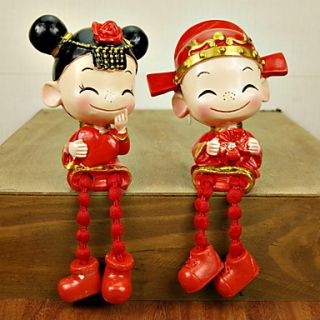 Asian Theme BrideGroom Decorative Figurine