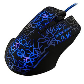 USB Wired Super Dazzle LED Optical Switchable DPI Gaming Mouse (Assorted Colors)