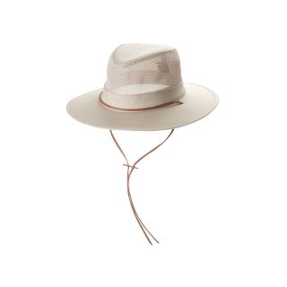 Island Shores Mesh Safari Hat, Khaki, Mens