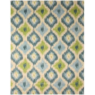 Hand Tufted Wool Seagrass Ikat Rug (5 X 8)
