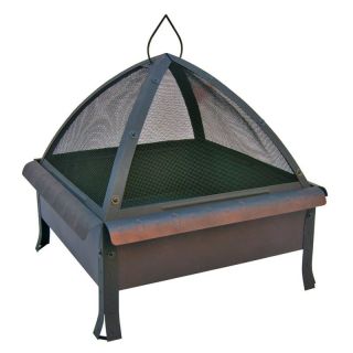 Landmann 24 x 24 in. Tudor Fire Pit with Cover Multicolor   25413