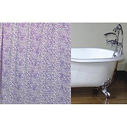 Purple Zebra Shower Curtain
