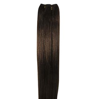 20inch Indian Remy Hair Weft Silky Straight Hair Weave 100g More Colors Avaliable