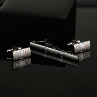Personalized Cufflinks and Tie Clip Sets with Gift Box