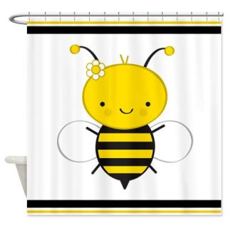  Dancing Honey Bee Shower Curtain  Use code FREECART at Checkout