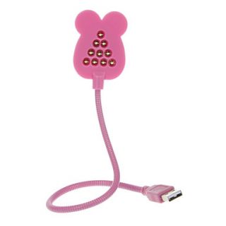 LED USB Mouse Shaped Lamp for Notebook PC Laptop
