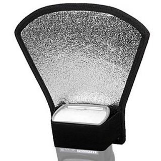 Flash Diffuser Softbox Silver / White Reflector for Many Brands of Flash