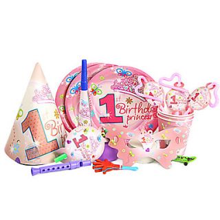 Little Princess Birthday Party Supplies   Set of 84 Pieces