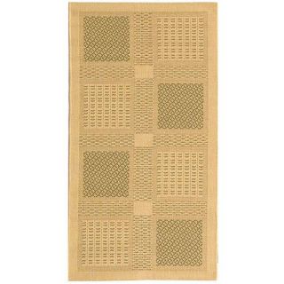 Indoor/ Outdoor Lakeview Natural/ Olive Rug (27 X 5) (IvoryPattern GeometricMeasures 0.25 inch thickTip We recommend the use of a non skid pad to keep the rug in place on smooth surfaces.All rug sizes are approximate. Due to the difference of monitor co