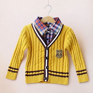 Boys Leisure New Style Two Piece Like Sweaters